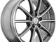 "CERCHIO IN LEGA MIM SANTIAGO GRAPHITE LUCIDO DIAMANTATO da 17"" 5x100"