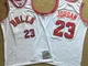 tchell&Ness Bulls No. 23 Jordan Mesh Rookie 84-85 Maglia ricamata bianca