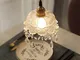 Lampadario in ottone per portico lampada in cristallo semplice e moderna per balcone sul c...