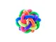 Colorato morbido tessuto campana palla giocattolo per animali domestici 1 pz diametro 6 cm...