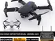 E88 UAV aeromodello HD 4k doppia fotocamera aerea telecamera pieghevole a quattro assi aer...