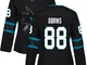 Maglia San Jose Sharks Brent Burns #88 Nera Premier Alternativa da donna