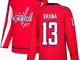 Maglia Washington Capitals Jakub Vrana #13 Red Authentic Home da uomo