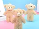 Nuovo ciondolo Teddy Plush Little Br peluche abbigliamento portachiavi ciondoli zaino