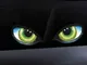 Funny Design 3D Stereo riflettente Green Cat Eyes Car Sticker Truck Head Engine Rear Windo...