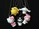 Kuromi Melody Cannella Cannella Hello Kitty Cartone animato giapponese carino collana lung...