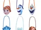 4-6Y cotone Ragazze Borsa a tracolla per bambini cartone animato Foto di cartone animato C...