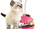 Interactive Pet Dog Cat Toy Tumbler che perde cibo Ball con prendere in giro Bacchetta di...