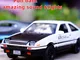 1:32 Toyota AE86 lega modello di auto sportiva diecast giocattolo Quattro porte apribili S...