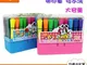 Sigillo per bambini penna ad acquerello lavabile 24 colori pennello da pittura 36 colori s...