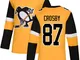 Maglia Pittsburgh Penguins Sidney Crosby #87 Gold Authentic da uomo