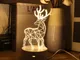 3D tridimensionale piccola lampada da tavolo regalo lampada LED creativo caldo camera da l...