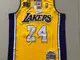 mitchell Ness NBA Lakers 2009-2010 BRYANT KOBE 24 Championship AU Maglia retrò