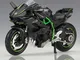 1:18 KAWASAKI NINJA H2 R Moto Maisto Diecast Moo In Lega Giotolo Nero Ninja H2R Moto Colle...