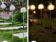 LED Solar Light Outdoor Dandelion Lights Decorazione da giardino Lampada da giardino Corti...