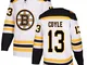 Boston Bruins Charlie Coyle #13 Bianco Authentic Away Jersey Uomo