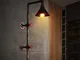 Paese americano creativo retrò stile industriale ristorante corridoio scala corridoio lamp...