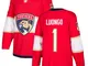 Maglia Florida Panthers Roberto Luongo #1 Rossa Authentic Home da uomo