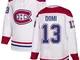 Maglia Montreal Canadiens Max Domi #13 bianca Authentic Away da uomo