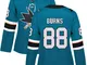 Maglia San Jose Sharks Brent Burns #88 Teal Premier Home da donna