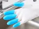 Guanti da cucina Dazzle dito guanti impermeabili resistenti per la pulizia della casa per...
