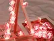 Nuove luci a LED a forma di fiore di ciliegio rosa primaverile Luci decorative a forma di...