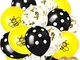 Forniture per decorazioni per feste a tema ape Set di palloncini con punti d'onda Pallonci...