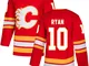 Maglia Calgary Flames Derek Ryan #10 Rossa Authentic da uomo