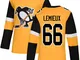 Pittsburgh Penguins Mario Lemieux #66 Gold Authentic Alternate Jersey da uomo