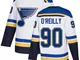 Maglietta St. Louis Blues Ryan O'Reilly #90 bianca Authentic Away da uomo