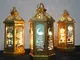 Nostalgia retrò Studia Camera da letto Con sorgente luminosa Altro lanterne di ramadan kar...