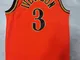 tchell&ness Philadelphia 76ers No. 3 Allen Iverson maglia retrò stagione 1999-00 gilet ara...