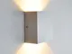 3W portico moderno crtivo led lampada da parete a spirale in allunio soggiorno comodino ba...