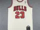 NBN Chicago Bulls stagione 1997-98 maglia da basket bianca Rodman 91 Maglia retrò