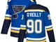 St. Louis Blues Ryan O'Reilly #90 Royal Blue Authentic Home Jersey da uomo