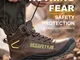 Nuove scarpe antinfortunistiche da uomo, scarpe da trekking di sicurezza anti-smashing e a...