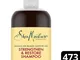 Shea Moisture shampoo rinforzante e riparatore all'olio di ricino nero giamaicano 473ml