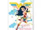 Wonder Woman Happy Birthday Greetings Card - Standard Card