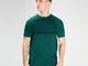  Men's Seamless Short Sleeve T-Shirt- Energy Green Marl - S