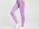  Women's Curve Leggings - Deep Lilac - S