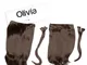 Olivia X  Straight Collection (Various Options) - Mocha Brown