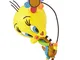 Looney Tunes Britto Tweety with Flower Figurine