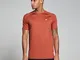 T-shirt sportiva a maniche corte  da uomo - Mattone - S