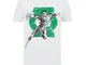 DC Comics Men's Green Lantern Punch T-Shirt - White - S