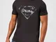 DC Originals Marble Superman Logo Men's T-Shirt - Black - XL