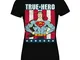 DC Originals Superman True Hero Women's T-Shirt - Black - L - Nero