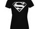 DC Originals Superman Spot Logo Women's T-Shirt - Black - L