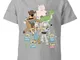 Toy Story Group Shot Kids' T-Shirt - Grey - 9-10 Anni