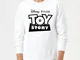 Toy Story Logo Outline Sweatshirt - White - L - Bianco