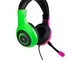 BigBen Interactive Headset BigBen - Wired Stereo V1 (Rosa e Verde)